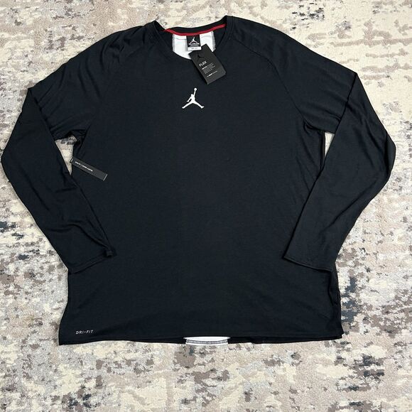 Nike Flex Jordan Men's Dri-Fit Long Sleeve Slim Fit Shirt Size 2XL Training Hit - Picture 1 of 12